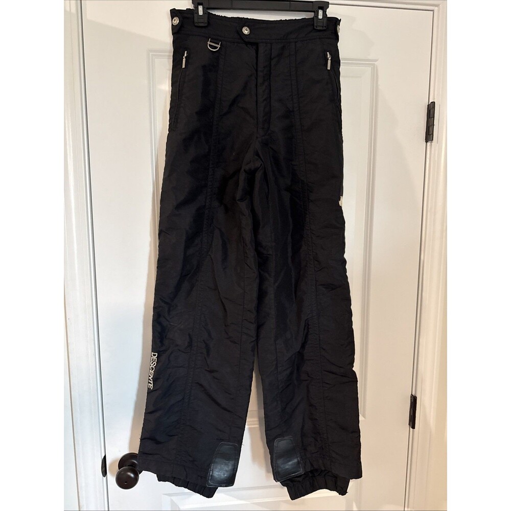 Vtg 90s Descente Men's 34 Ski Pants Full Zip Sides Made Malaysia Alpine